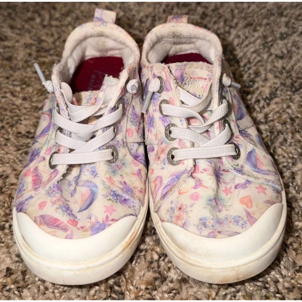 Blowfish-Malibu Unicorn Slip On Canvas Sneakers Size 13